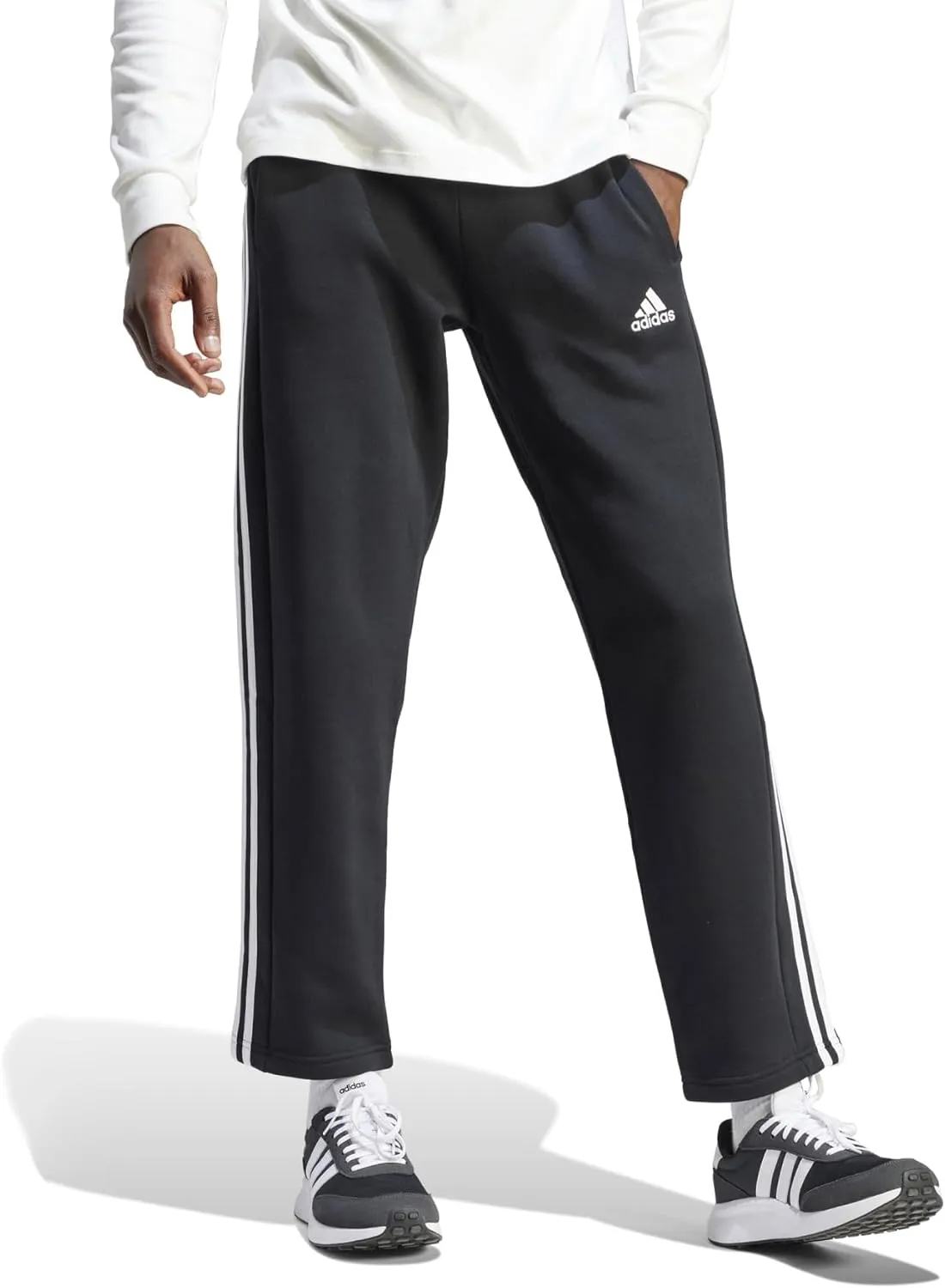 adidas Men's Essentials 3-Stripes Regular Tricot Pants