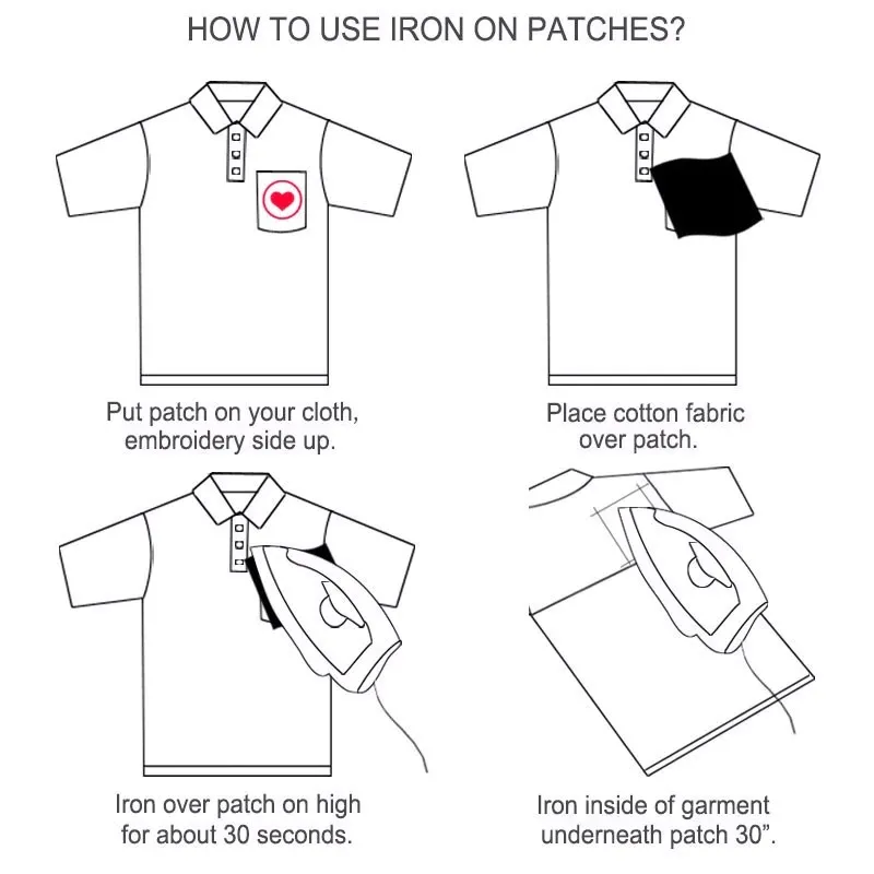 America's Highway Iron-On Patches For Jackets / Large Embroidered Biker Patches For Clothes