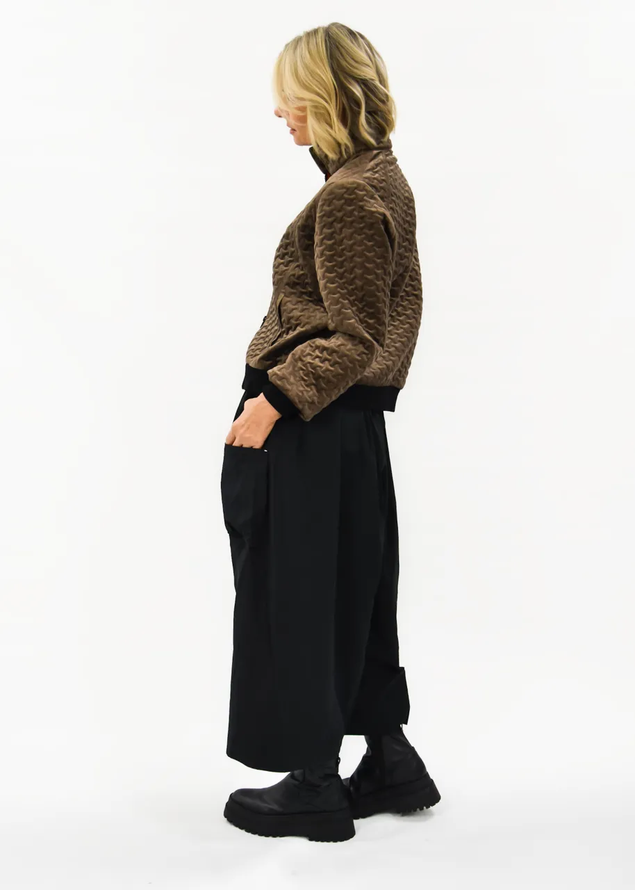 Blizzard Quilted Velvet Jacket