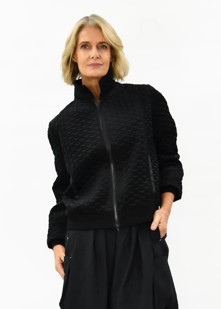 Blizzard Quilted Velvet Jacket