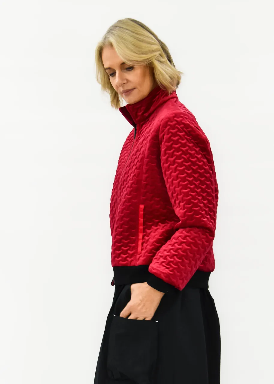 Blizzard Quilted Velvet Jacket
