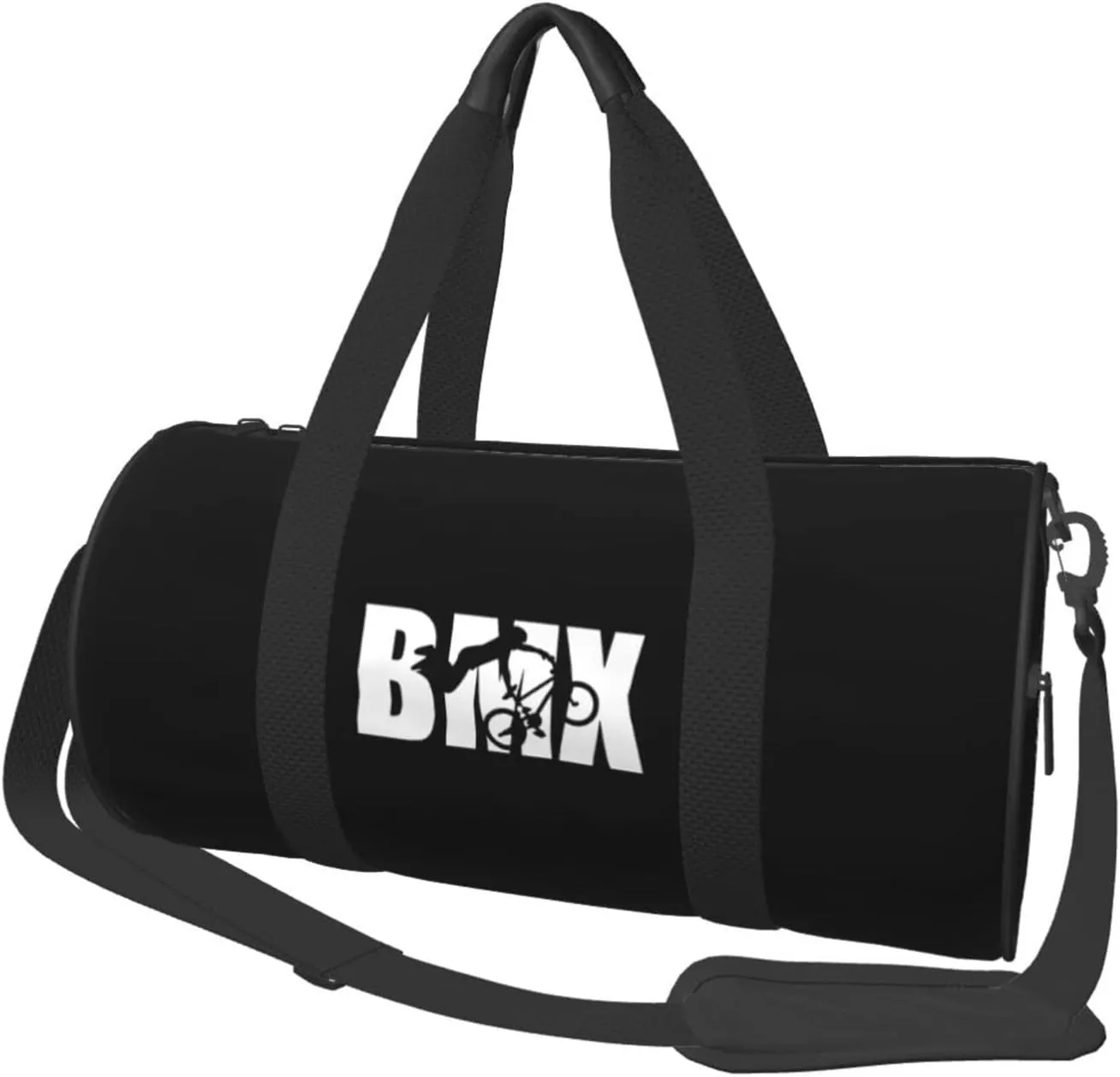 BMX Sports Convertible Garment Bag with Shoulder Strap, Carry on Garment Duffel Bag for Men Women - Rolling Foldable for Travel Luggage Bags (Black)
