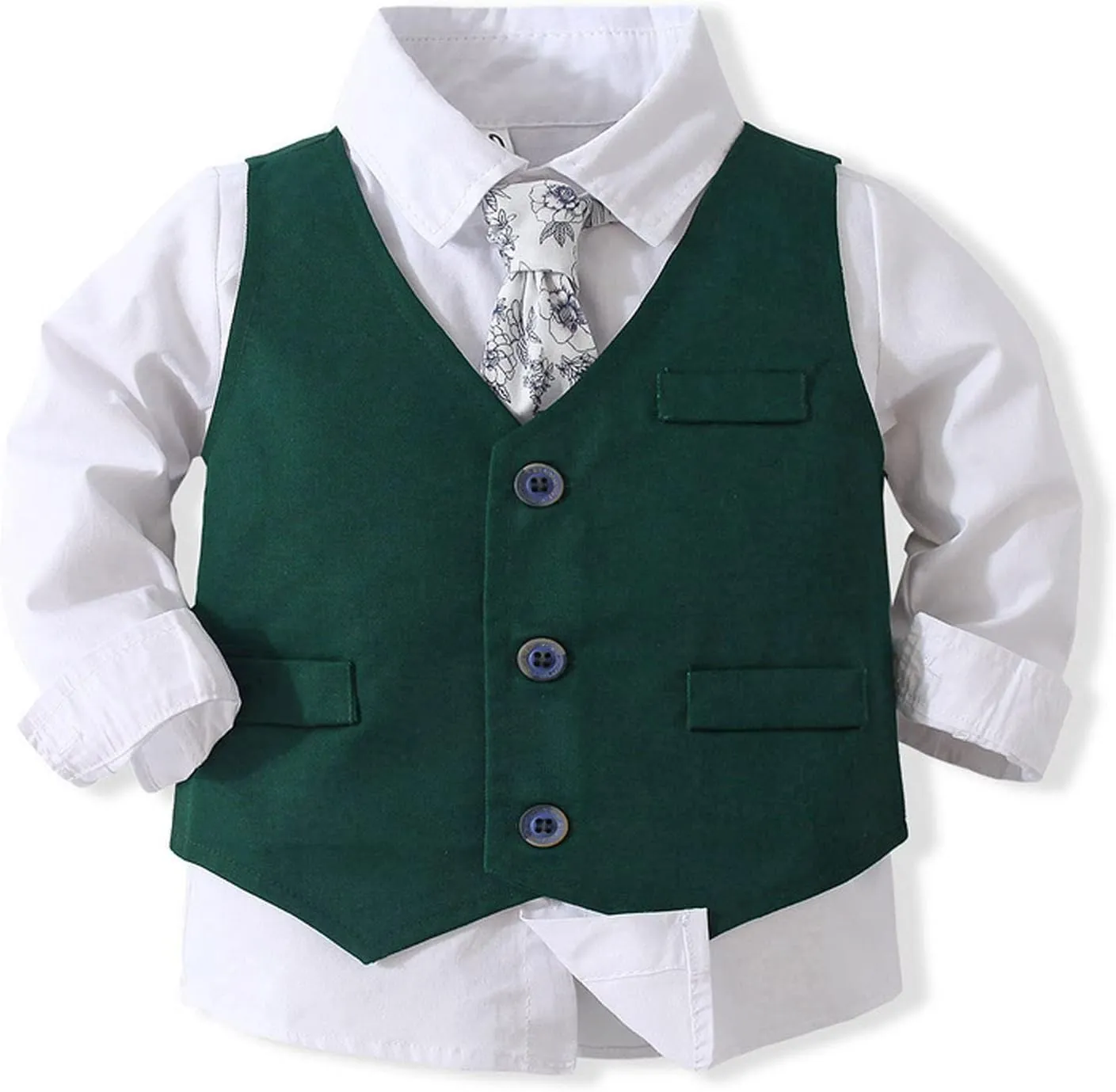 Boys Suits Kid Pants and Vest SetFormal Dress for Toddler Wedding Outfits