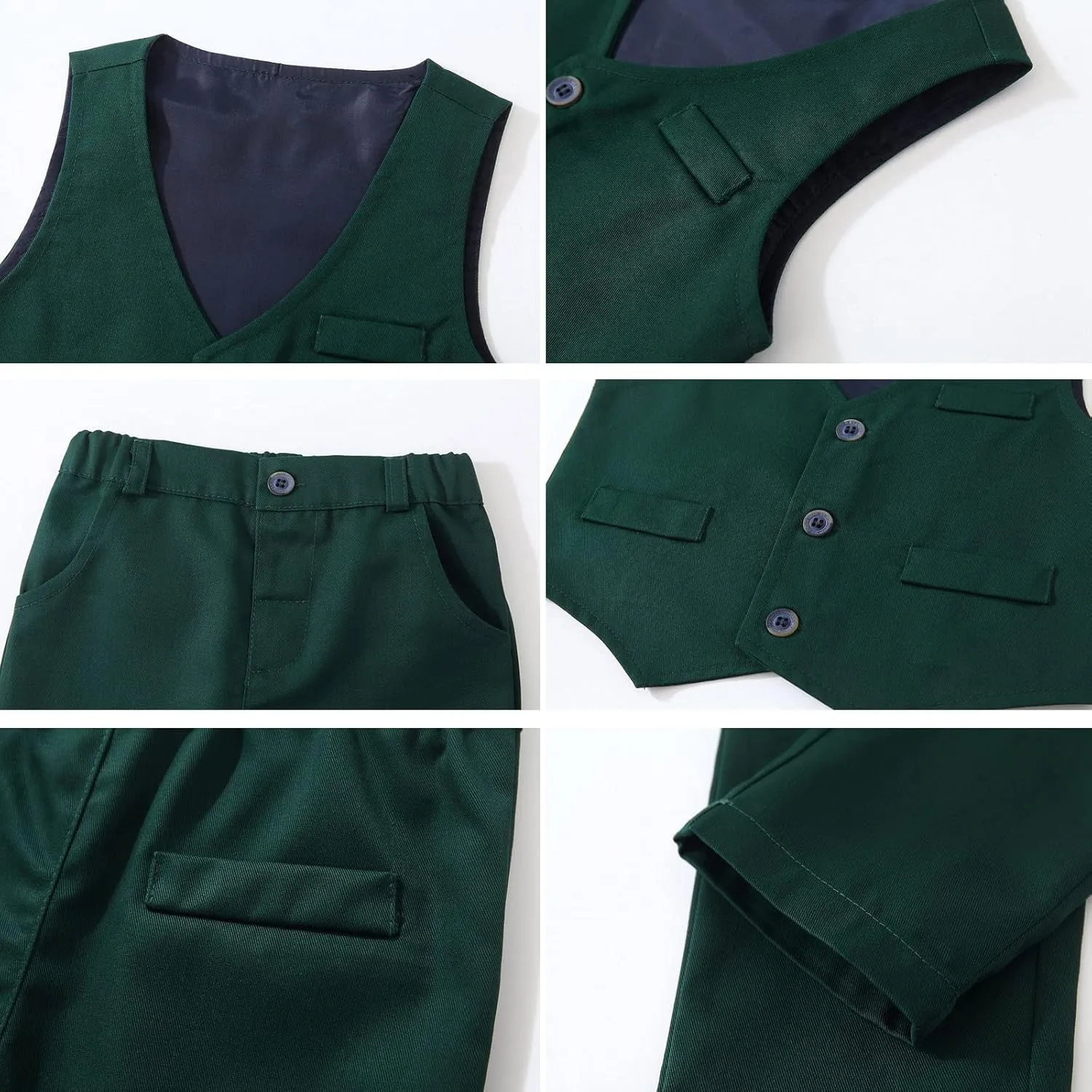 Boys Suits Kid Pants and Vest SetFormal Dress for Toddler Wedding Outfits