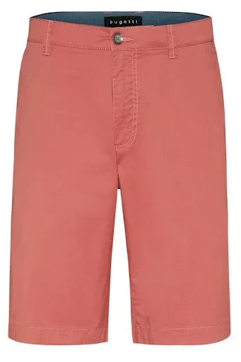 Bugatti - Casual Chino Shorts, Salmon
