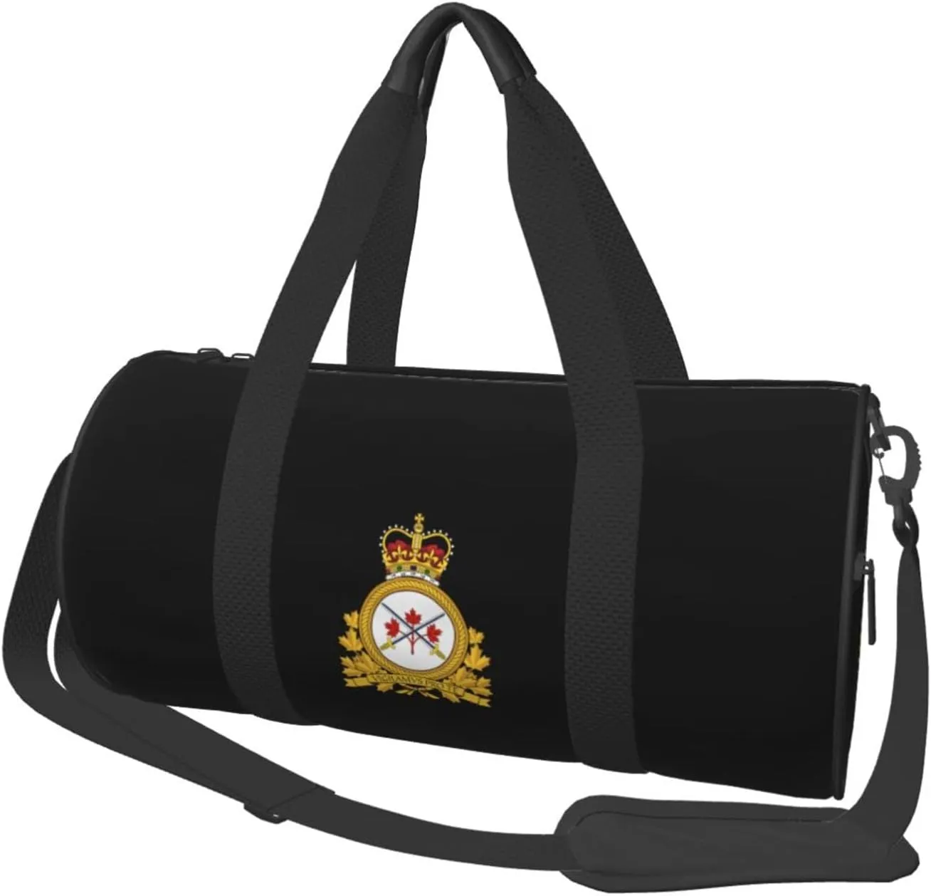 Canadian Army Convertible Garment Bag with Shoulder Strap, Carry on Garment Duffel Bag for Men Women - Rolling Foldable for Travel Luggage Bags (Black)