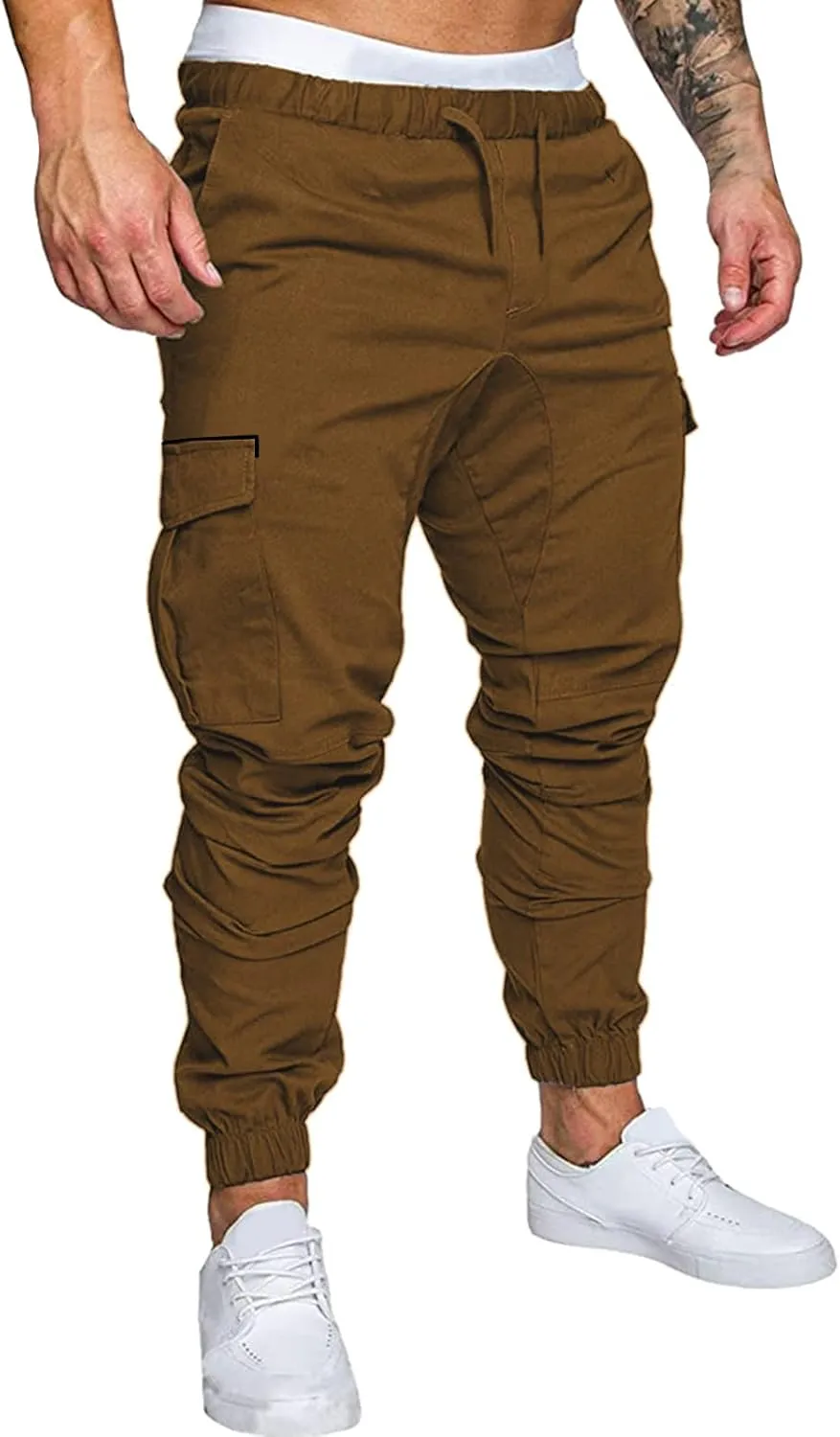 Cargo Pants for Men,Outdoor Tactical Pants Water Resistant Ripstop Pants Lightweight Hiking Work Pants Apparel