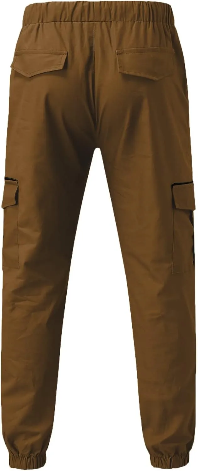 Cargo Pants for Men,Outdoor Tactical Pants Water Resistant Ripstop Pants Lightweight Hiking Work Pants Apparel