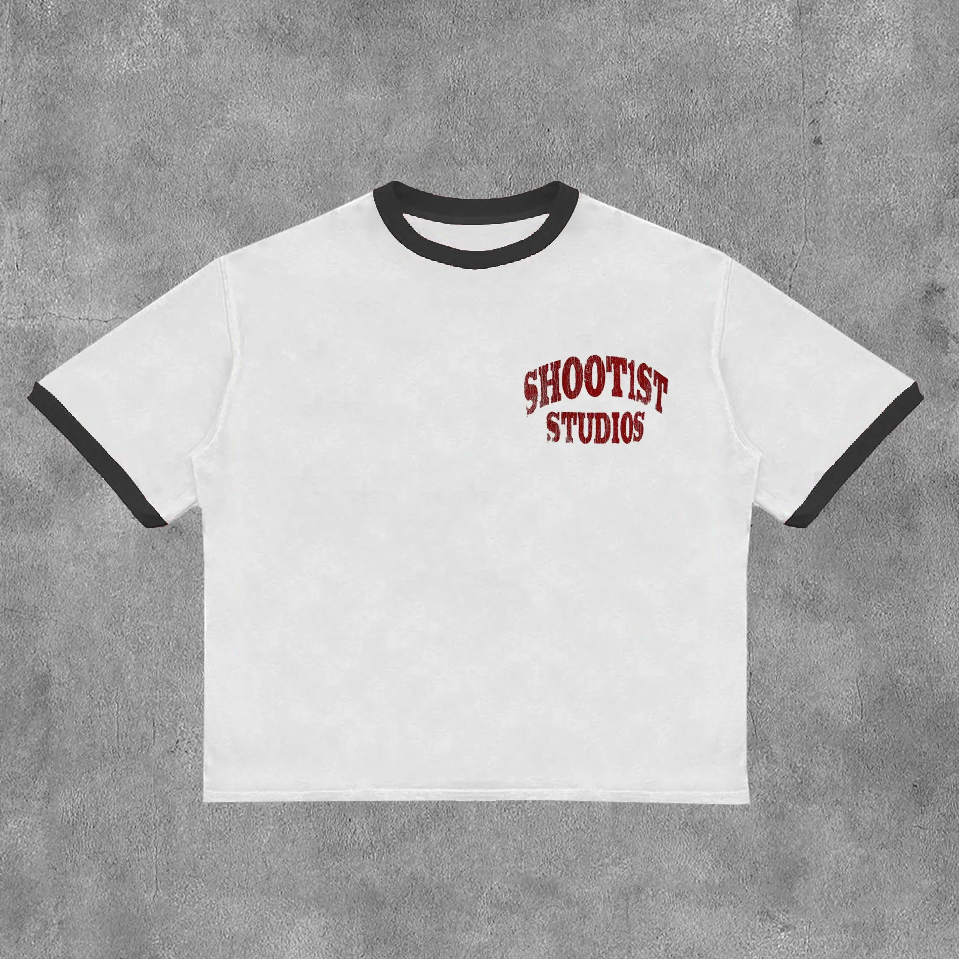 Casual Shootist Studio Print Short Sleeve T-Shirt