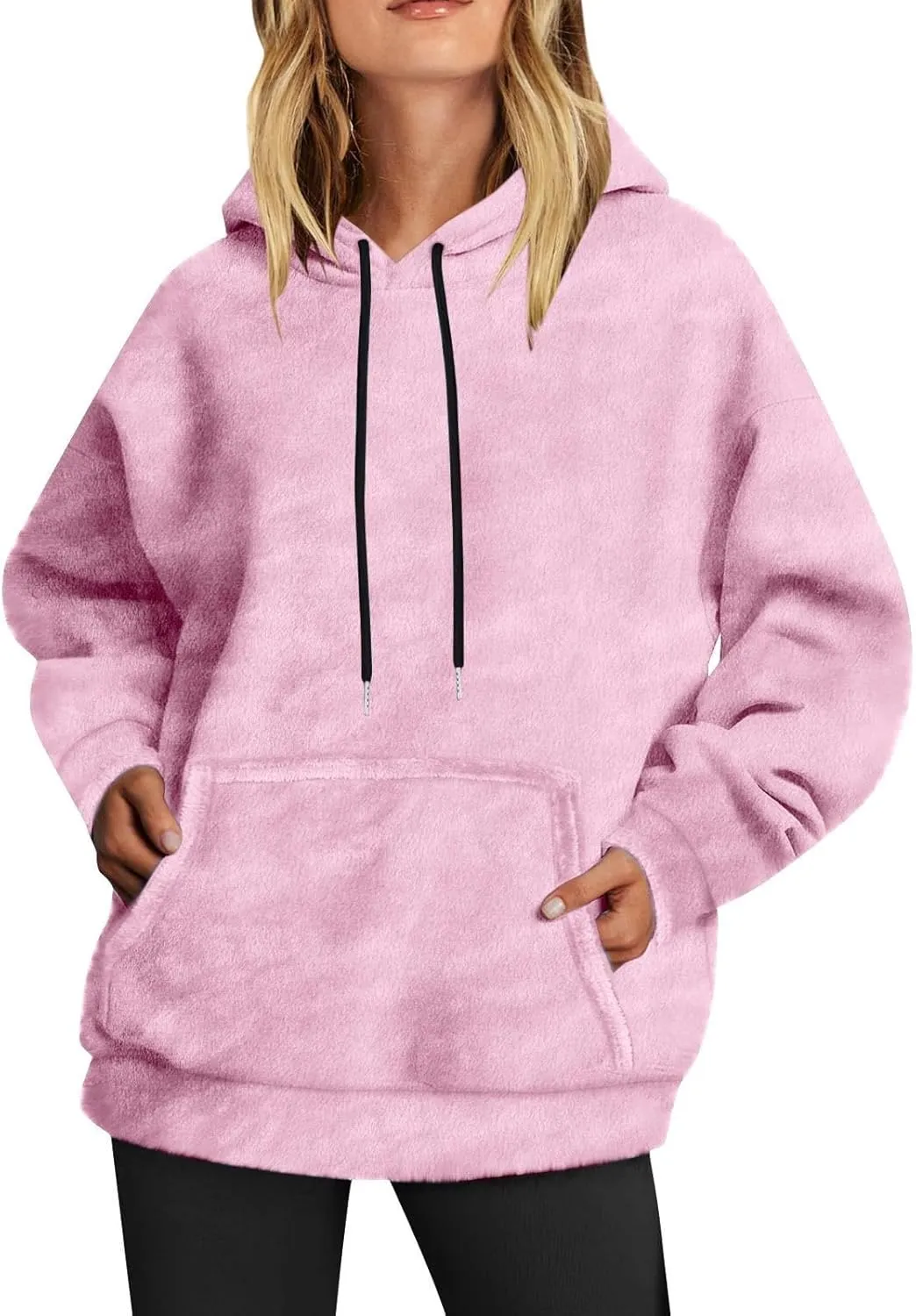 Ceboyel Women Trendy Fall Hoodies 2023 Oversized Sweatshirt Loose Fit Fleece Cute Sweater Casual Outfits Clothes