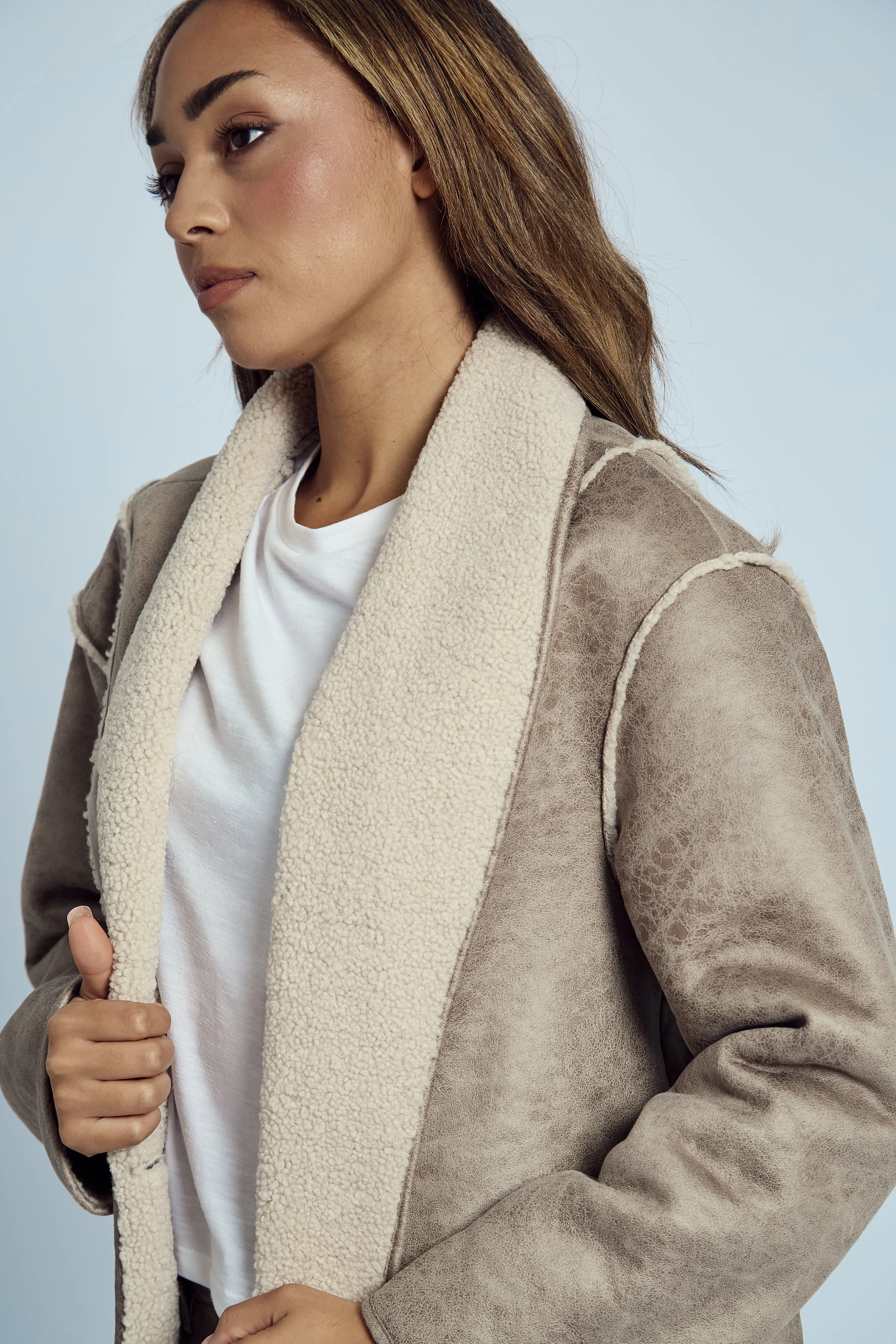 CLAINE VINTAGE AVIATOR JACKET