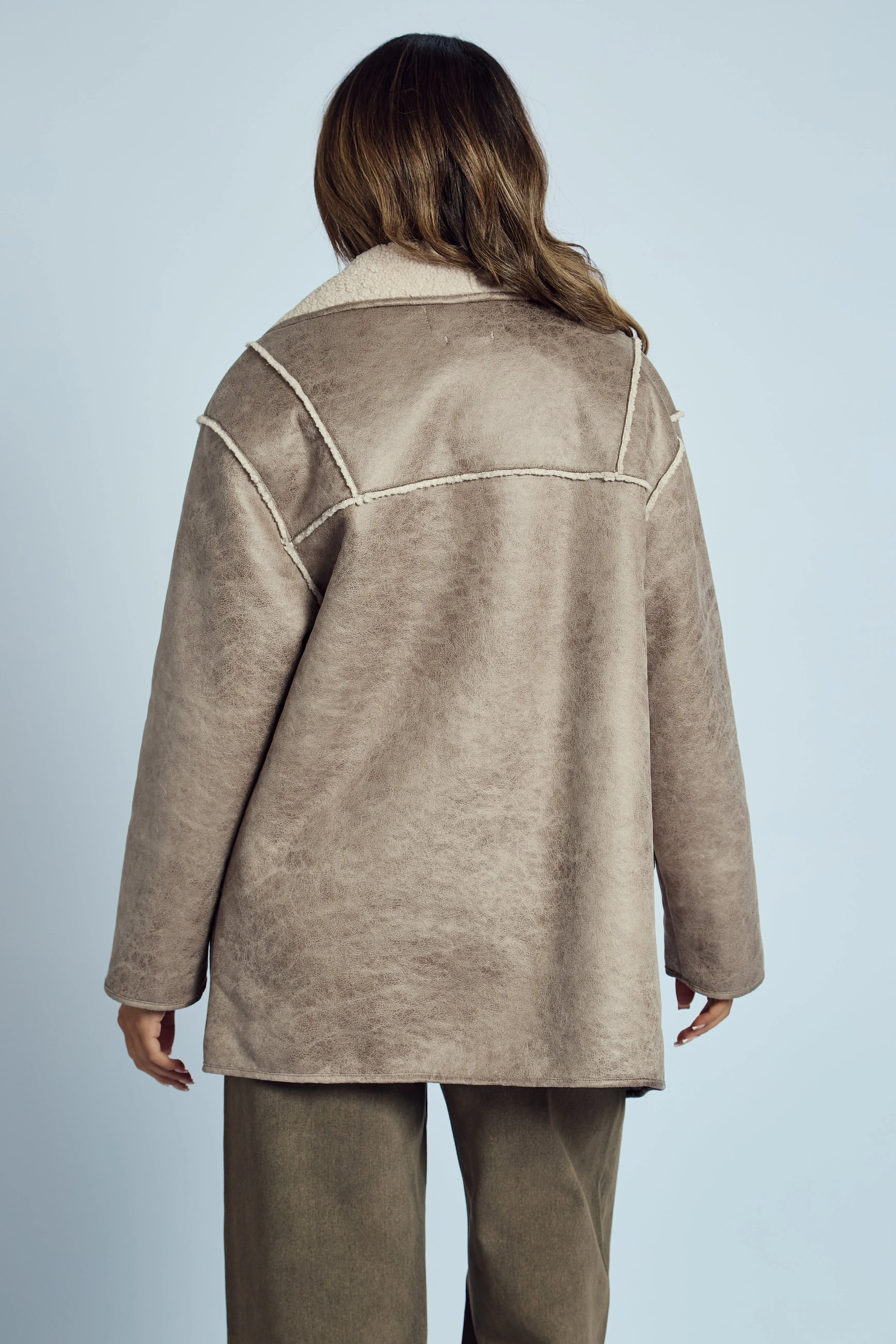 CLAINE VINTAGE AVIATOR JACKET