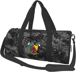 Coat of arms of Cameroon Convertible Garment Bag with Shoulder Strap, Carry on Garment Duffel Bag for Men Women - Rolling Foldable for Travel Luggage Bags (Black)