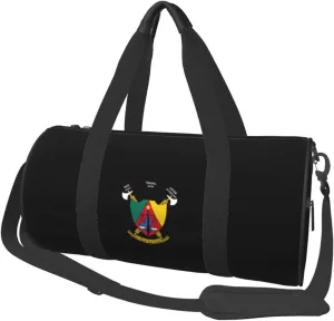 Coat of arms of Cameroon Convertible Garment Bag with Shoulder Strap, Carry on Garment Duffel Bag for Men Women - Rolling Foldable for Travel Luggage Bags (Black)