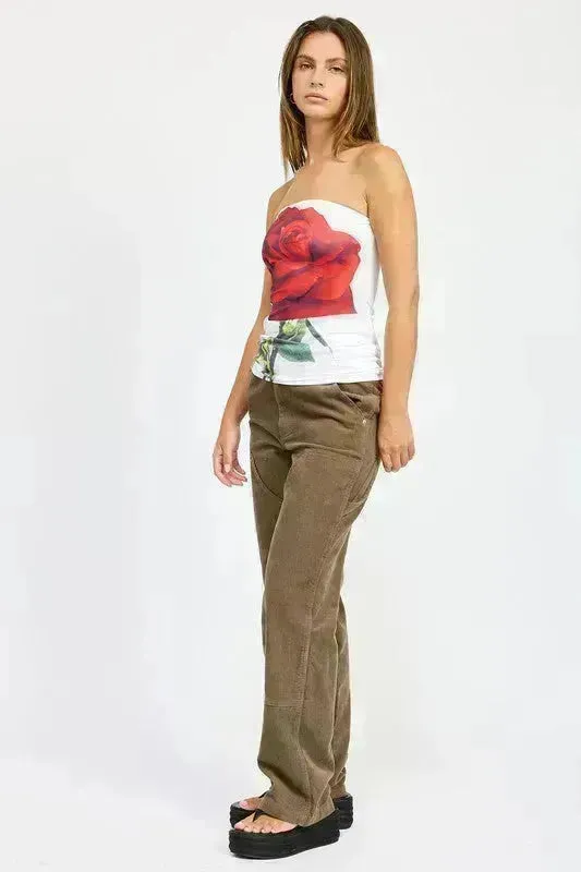 Corduroy Pants with Pockets