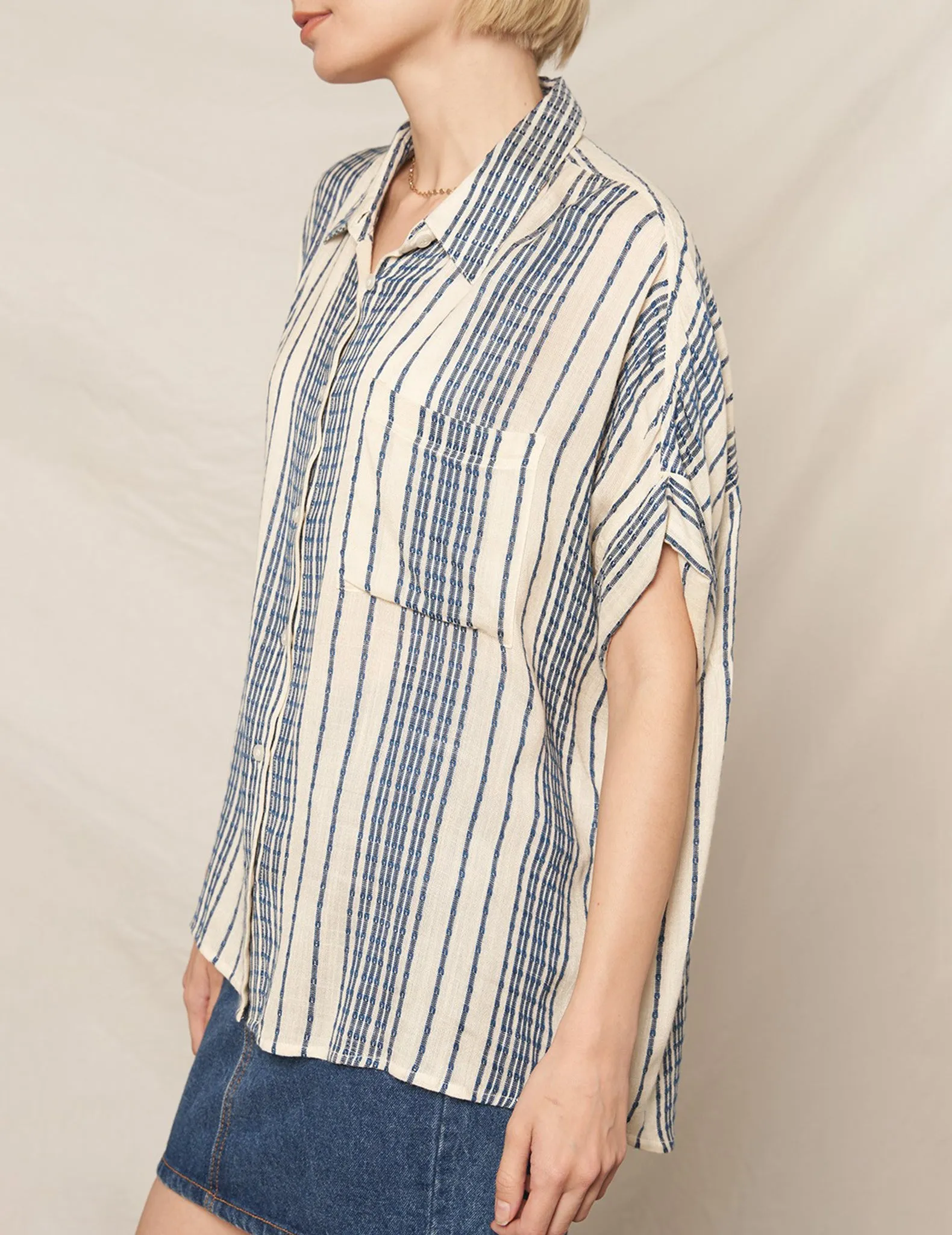 Cusco Striped Button Up Shirt