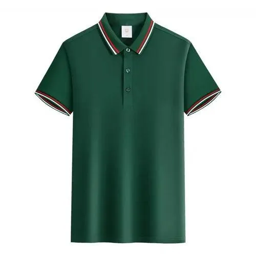 Customized LOGO Polo T-Shirt Men Summer Men's