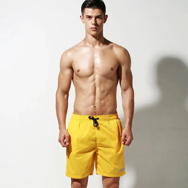DESMIIT Four-Point Beach Pants Summer Casual Loose