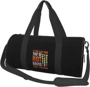 Dragster Saying Race car Driver Skill Convertible Garment Bag with Shoulder Strap, Carry on Garment Duffel Bag for Men Women - Rolling Foldable for Travel Luggage Bags (Black)