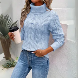 Elspeth | Warm Knitted Women's Turtleneck