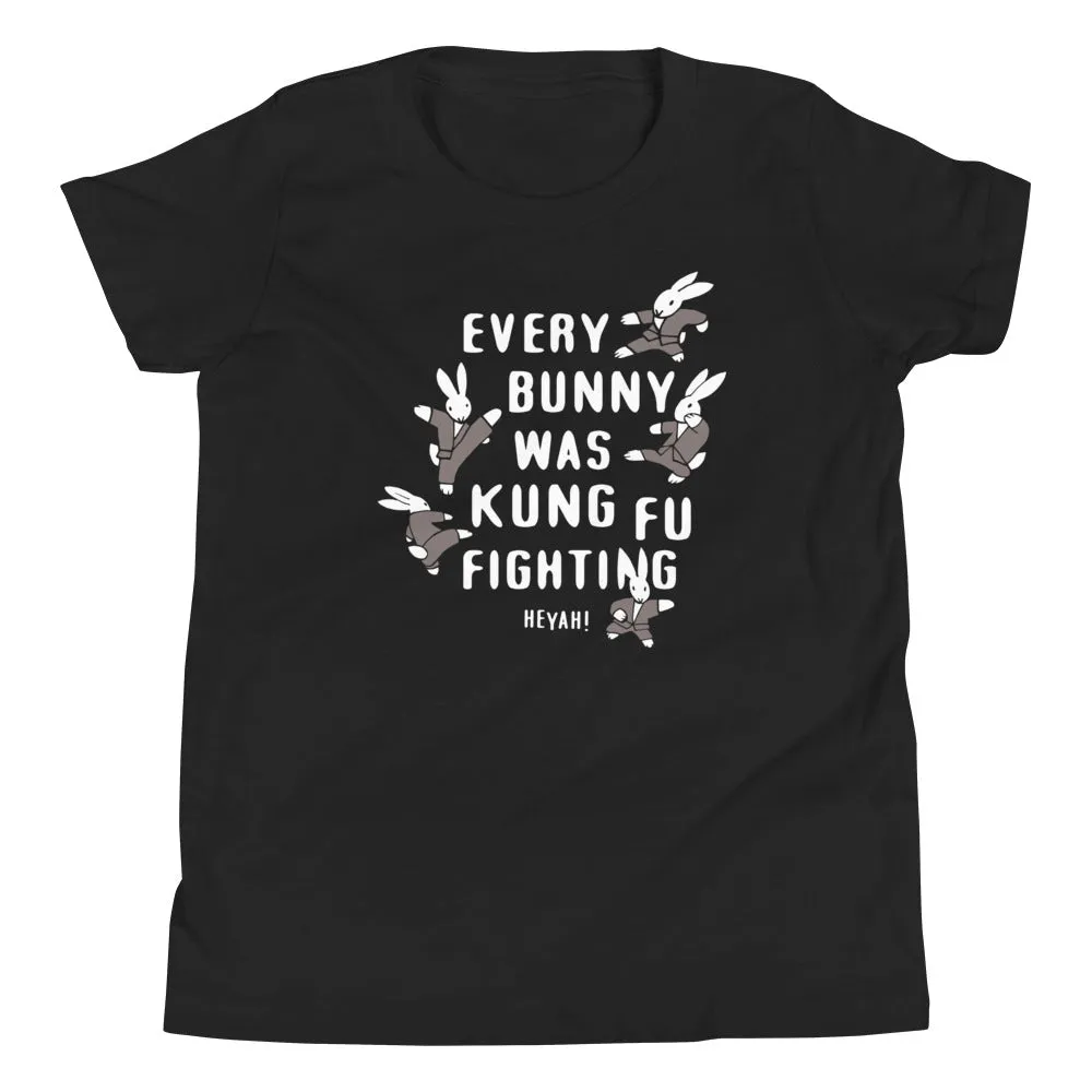 Every Bunny Was Kung Fu Fighting Kid's Youth Tee