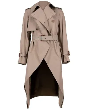 Frock High-Low Trench Coat