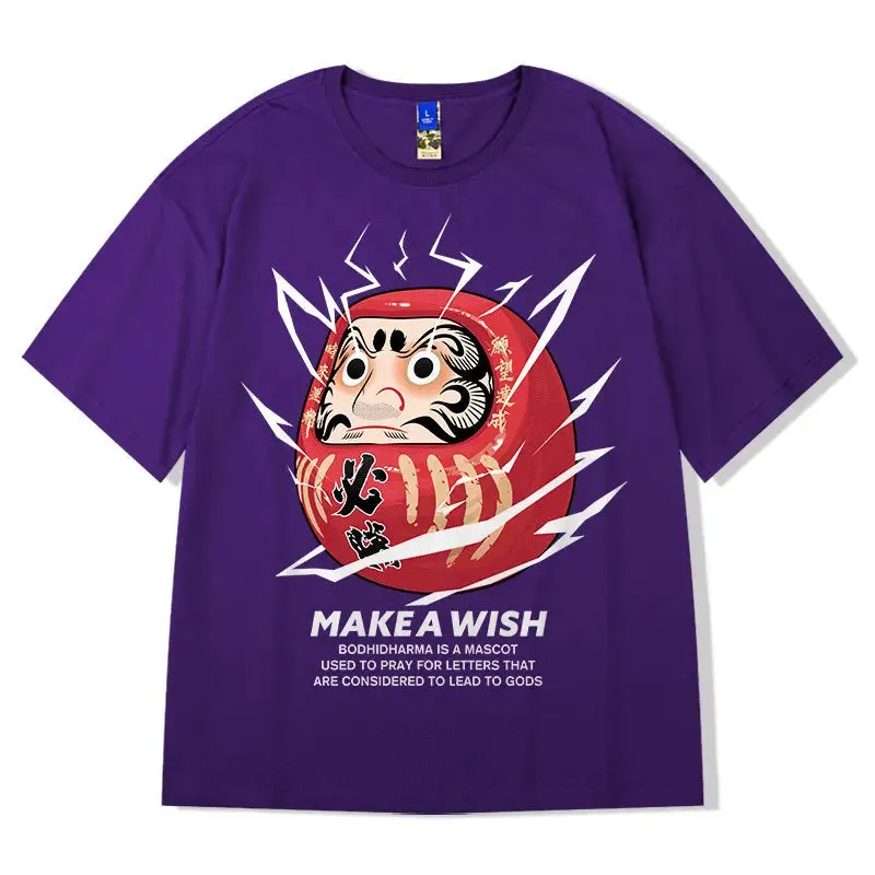 Hip Hop Loose Cotton Short Sleeve Tee