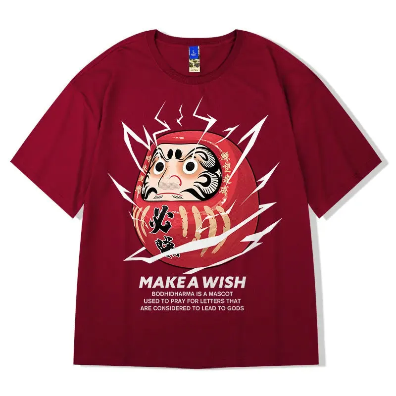 Hip Hop Loose Cotton Short Sleeve Tee