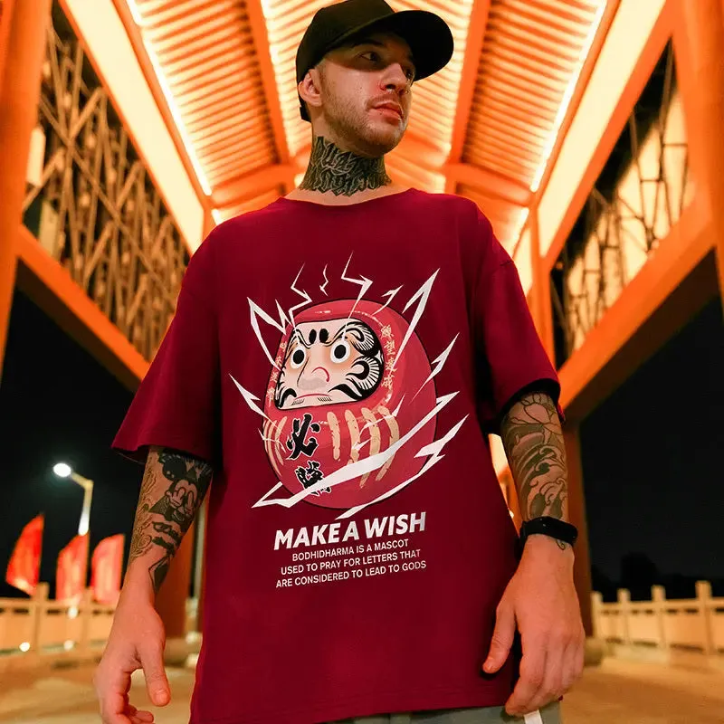 Hip Hop Loose Cotton Short Sleeve Tee