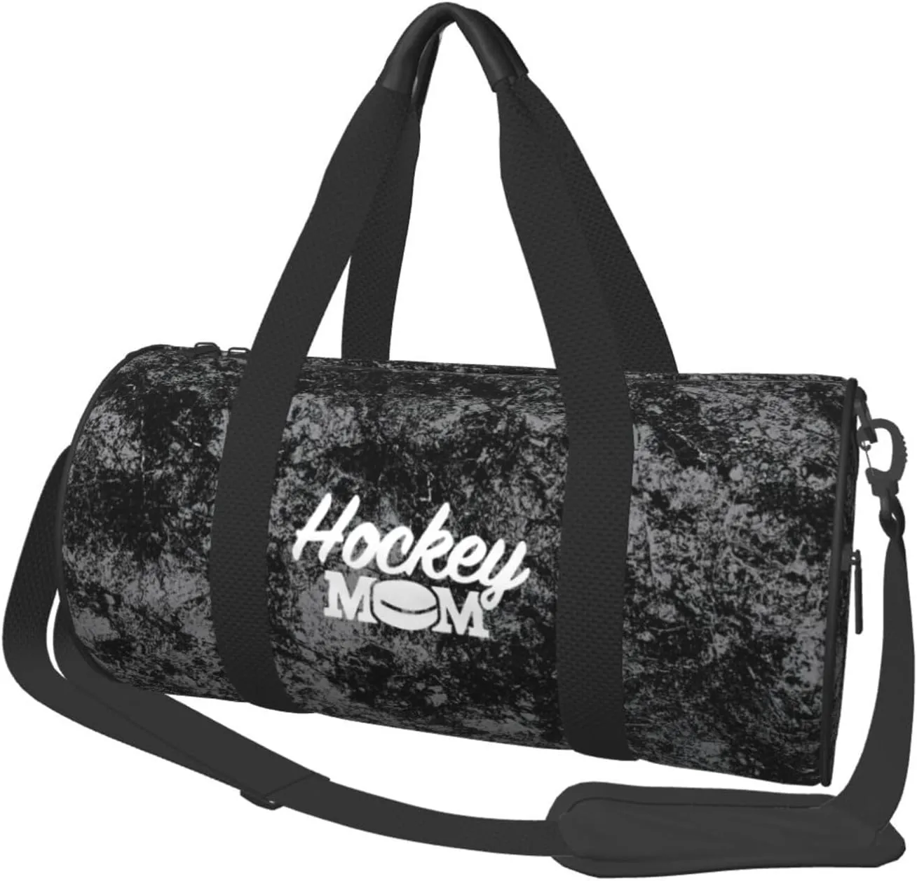Hockey Mom Convertible Garment Bag with Shoulder Strap, Carry on Garment Duffel Bag for Men Women - Rolling Foldable for Travel Luggage Bags (Black)