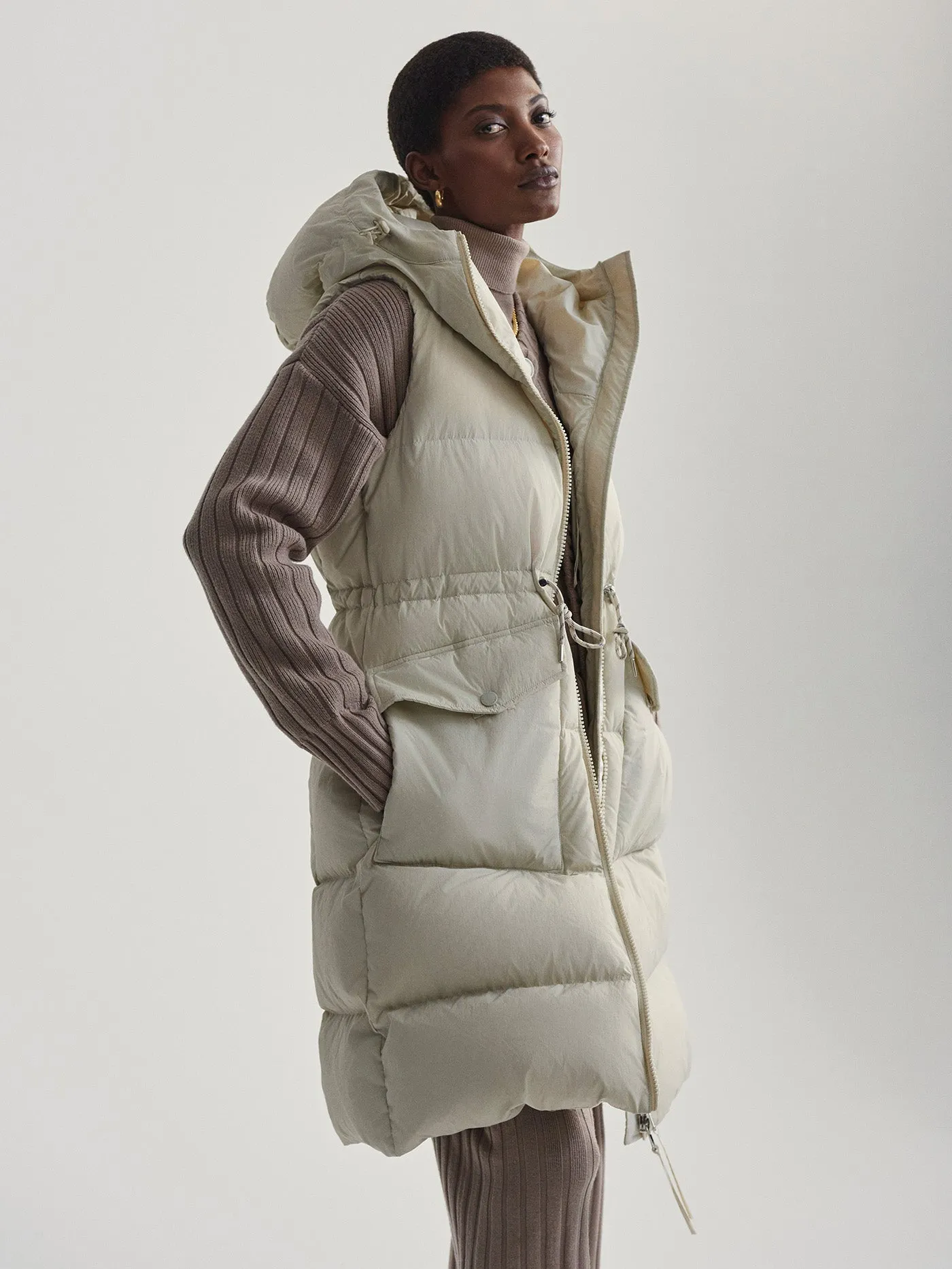 Irving Long Down Gilet