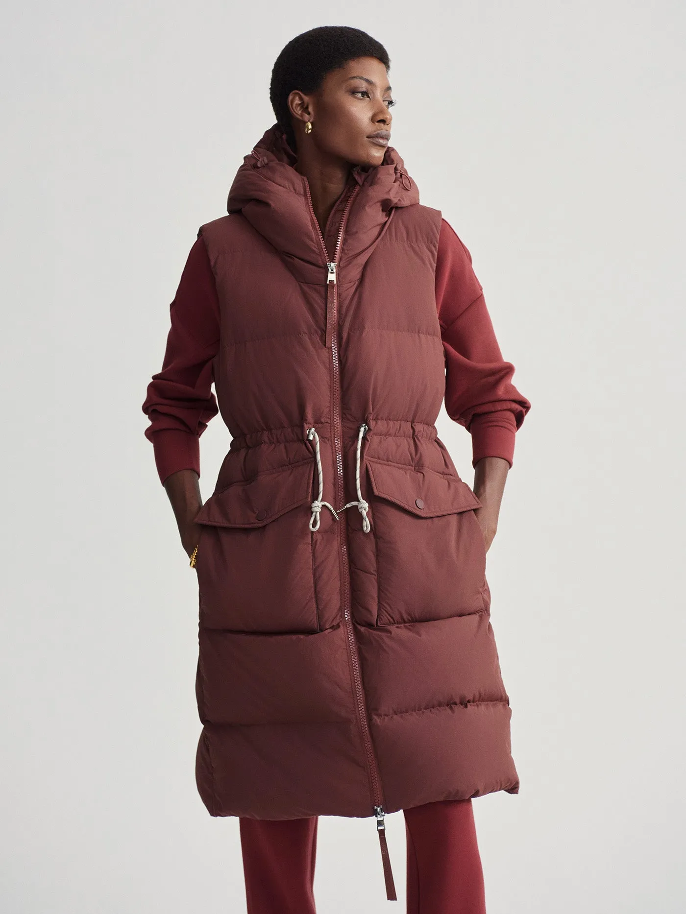 Irving Long Down Gilet