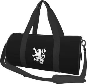 Lion Rampant Scotland Convertible Garment Bag with Shoulder Strap, Carry on Garment Duffel Bag for Men Women - Rolling Foldable for Travel Luggage Bags (Black)