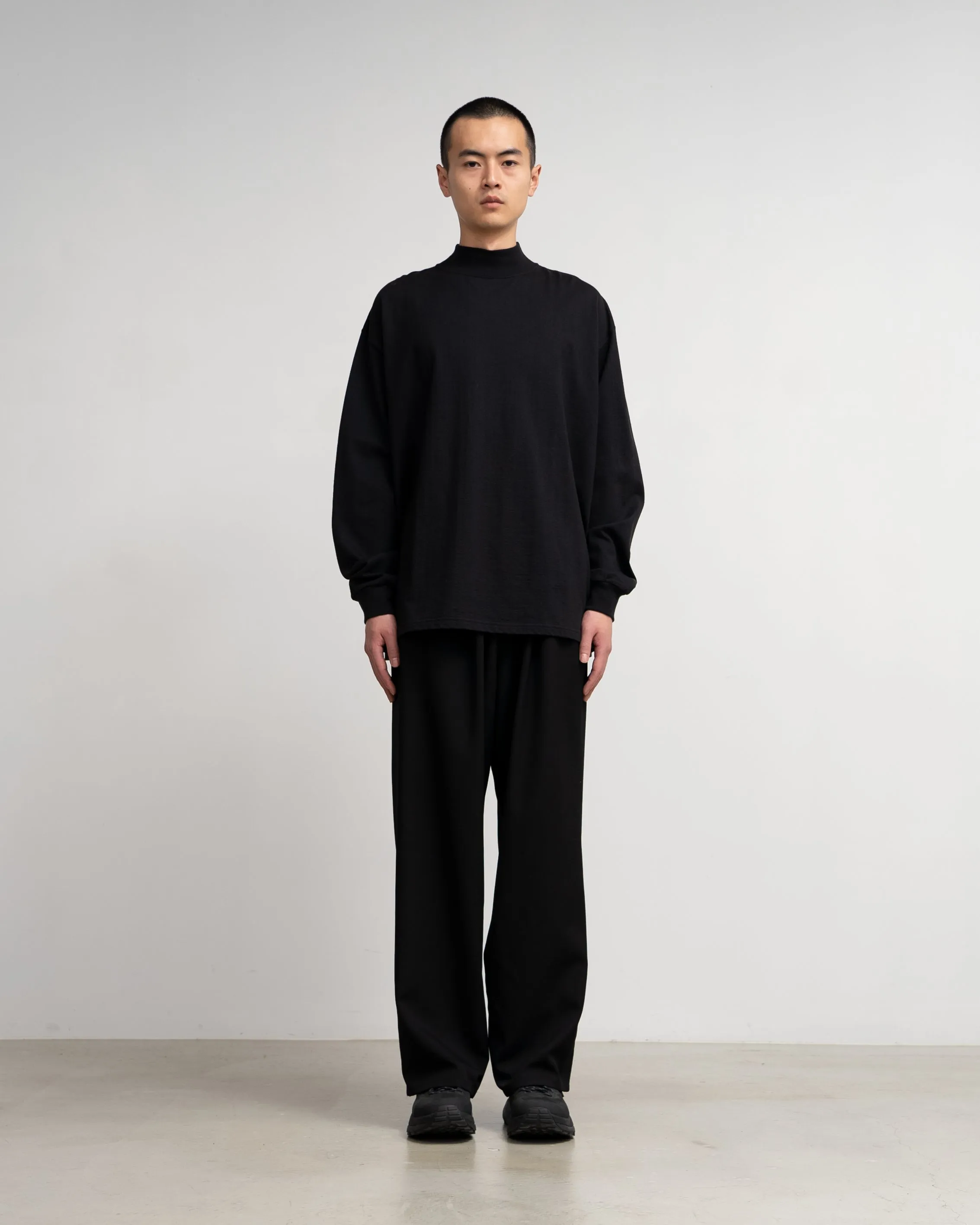 L/S Mock Neck Tee