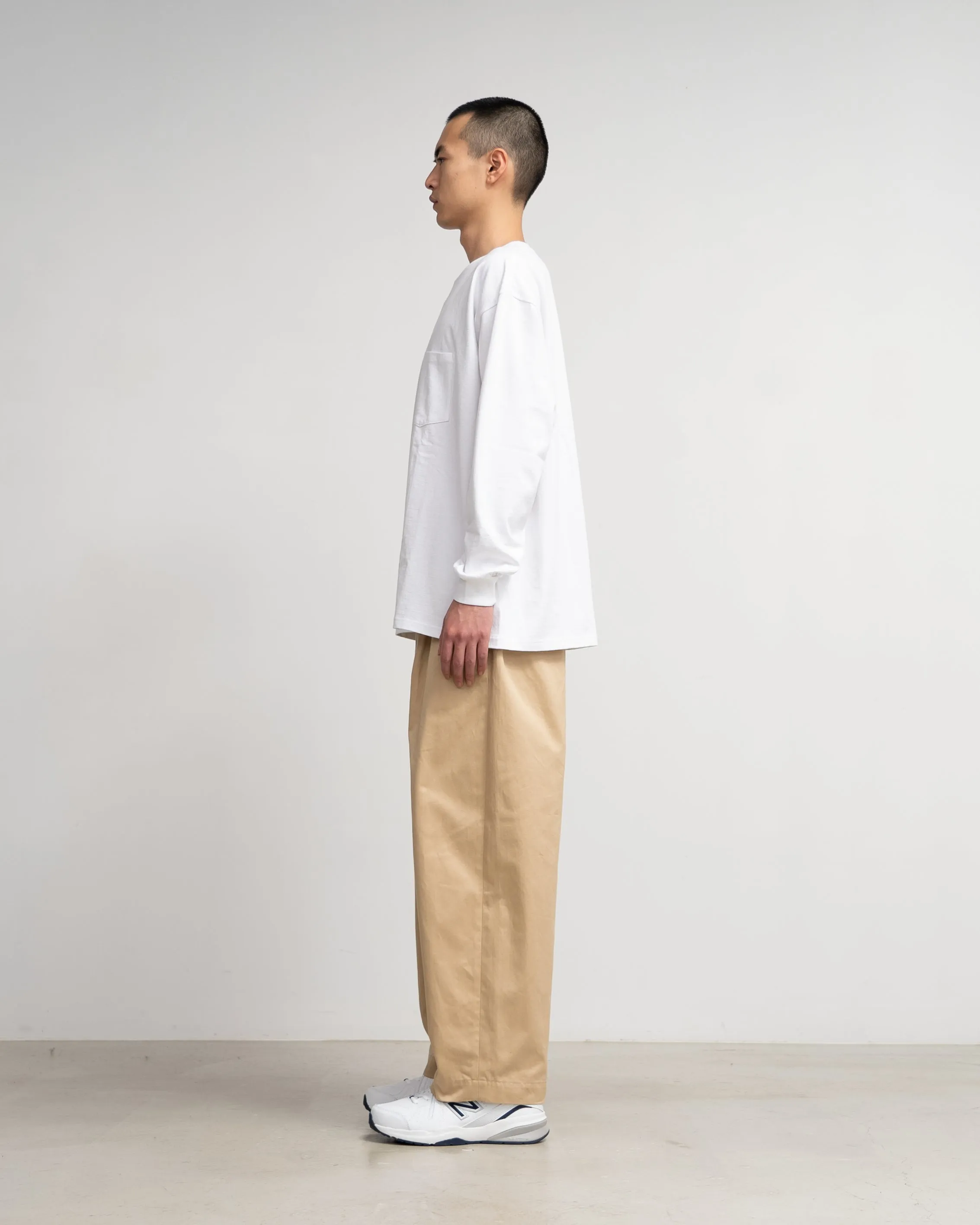L/S Oversized Pocket Tee