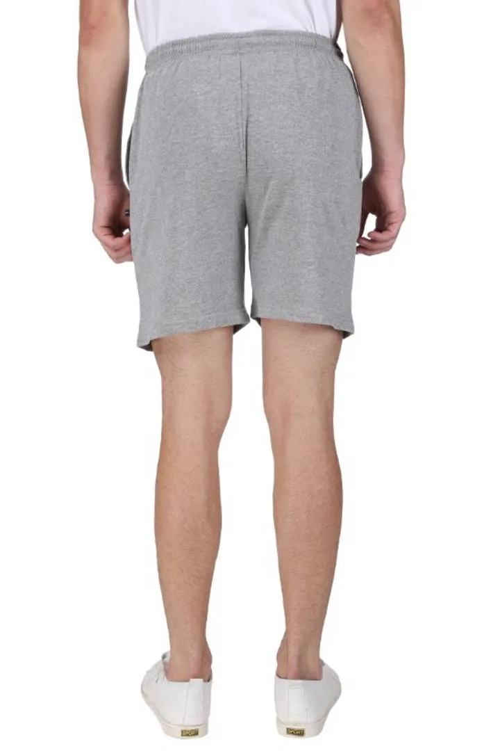Men’s Cotton Long Shorts for All Fitness Activities. (Grey).