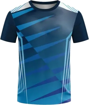 Men's Quick-Dry Badminton T-Shirt, Loose Casual Outdoor Sportswear