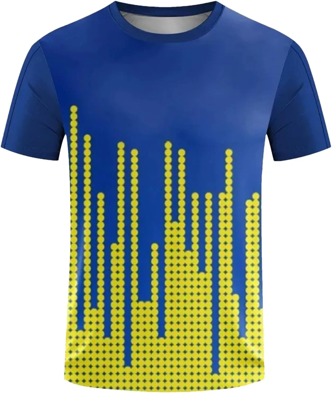 Men's Quick-Dry Badminton T-Shirt, Loose Casual Outdoor Sportswear