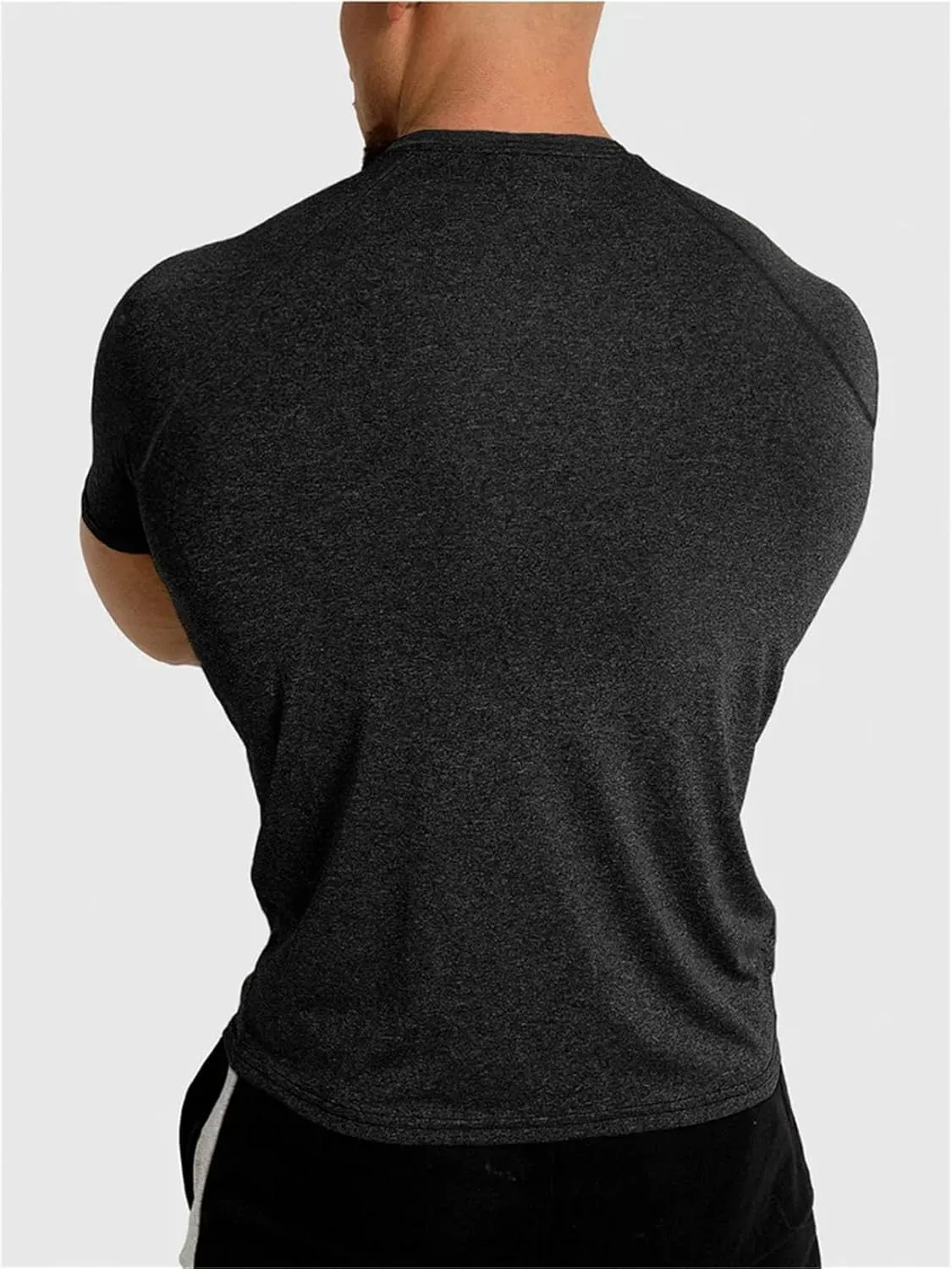 Men's Quick-Dry Fitness T-Shirt, Summer Running Gym Sportswear