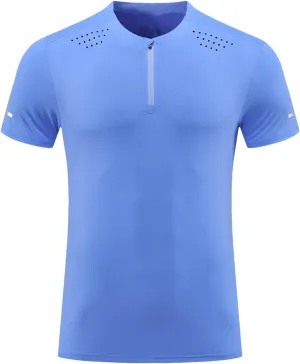 Men's Reflective Sport T-Shirt, Quick-Dry Gym Running Top