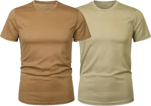 Men's Tactical Training T-Shirt, Quick-Dry Oversized Casual Streetwear