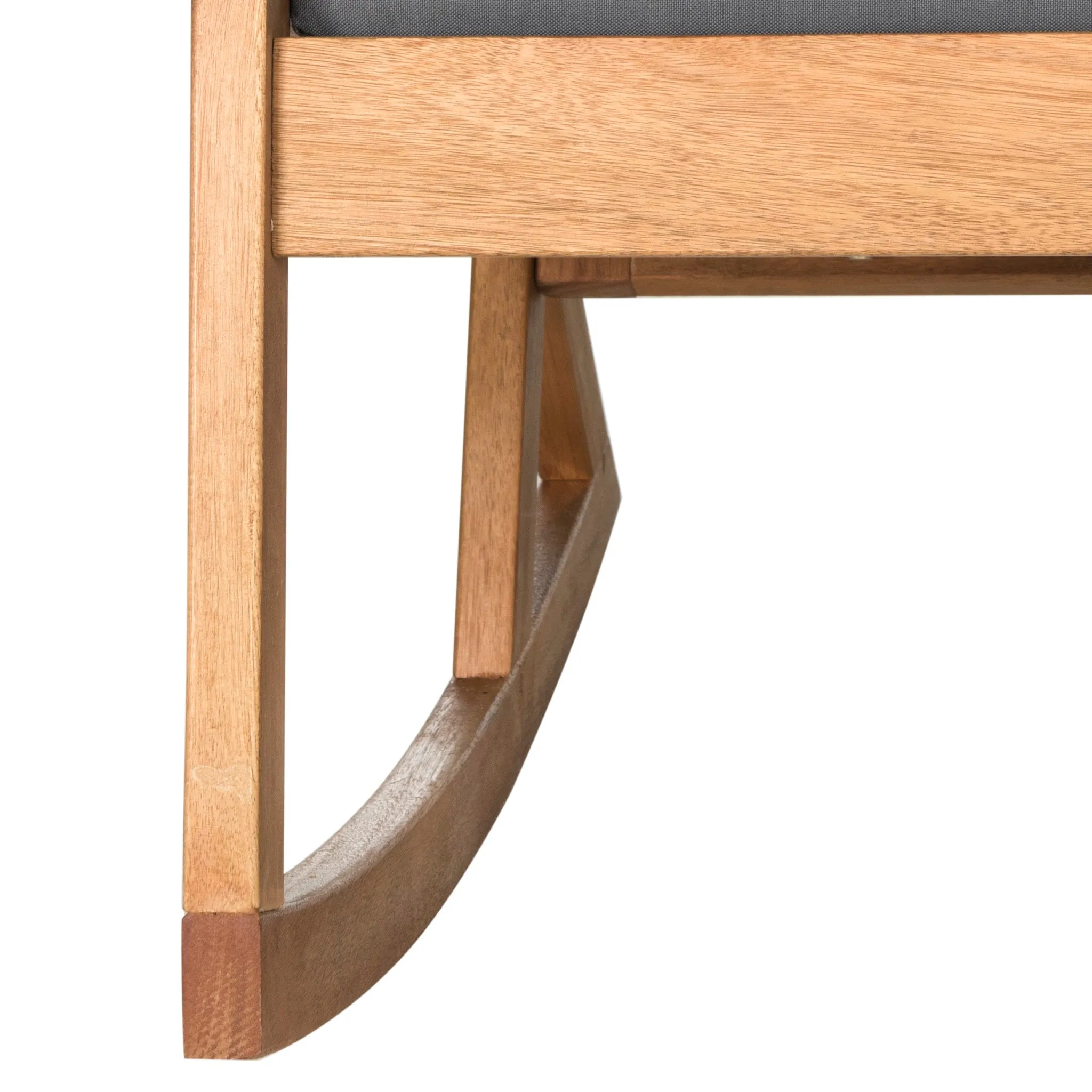 Natural Vernon Rocking Chair with Grey Cushions
