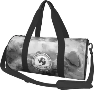 Outpost 31 Antarctica Research Convertible Garment Bag with Shoulder Strap, Carry on Garment Duffel Bag for Men Women - Rolling Foldable for Travel Luggage Bags (Black)