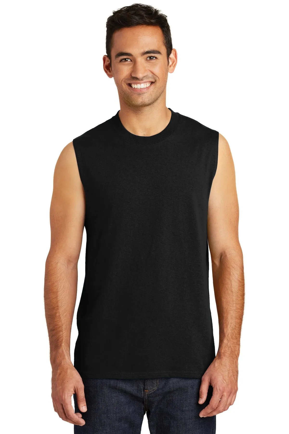 Port & Company Core Cotton Sleeveless Tee. PC54SL