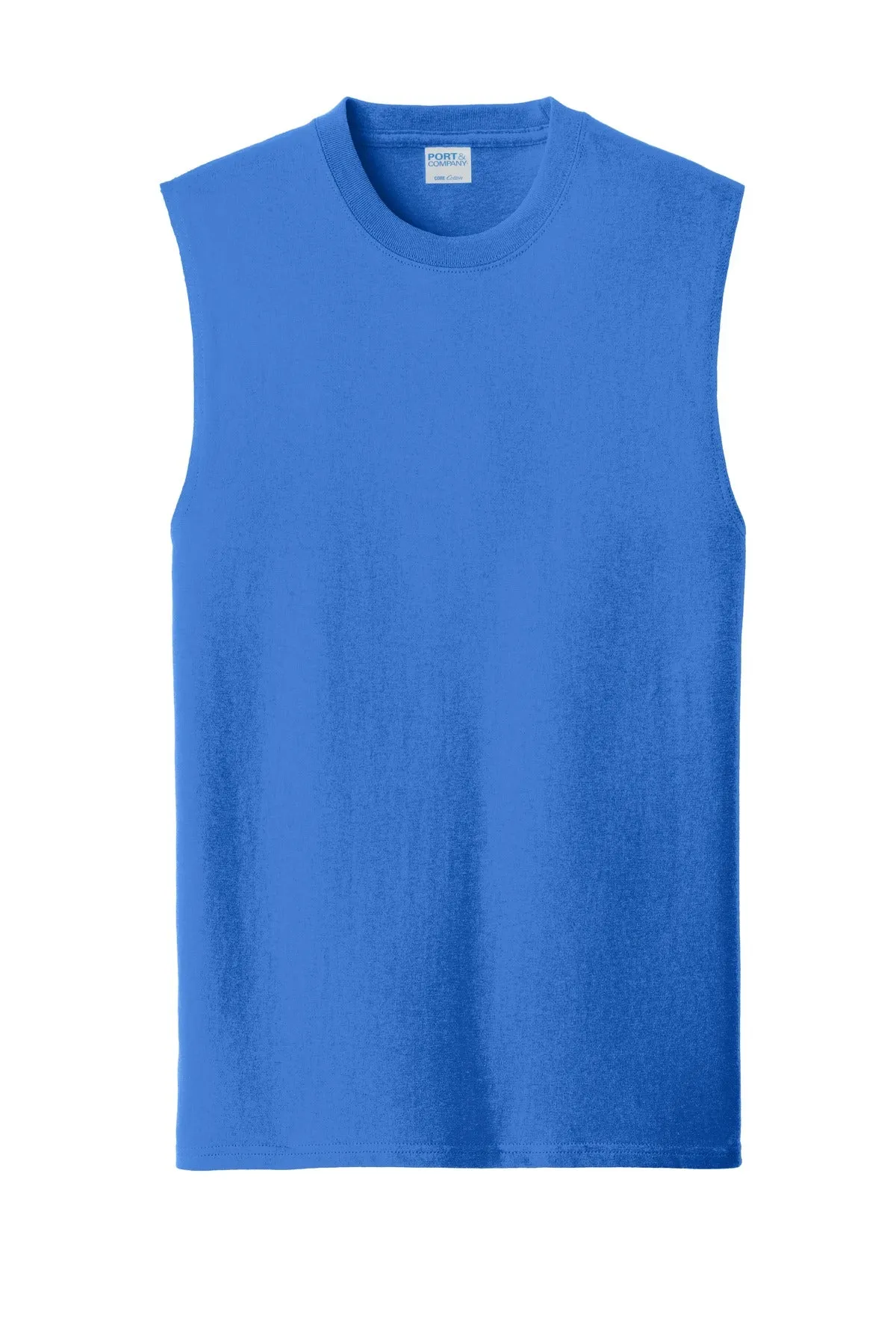 Port & Company Core Cotton Sleeveless Tee. PC54SL