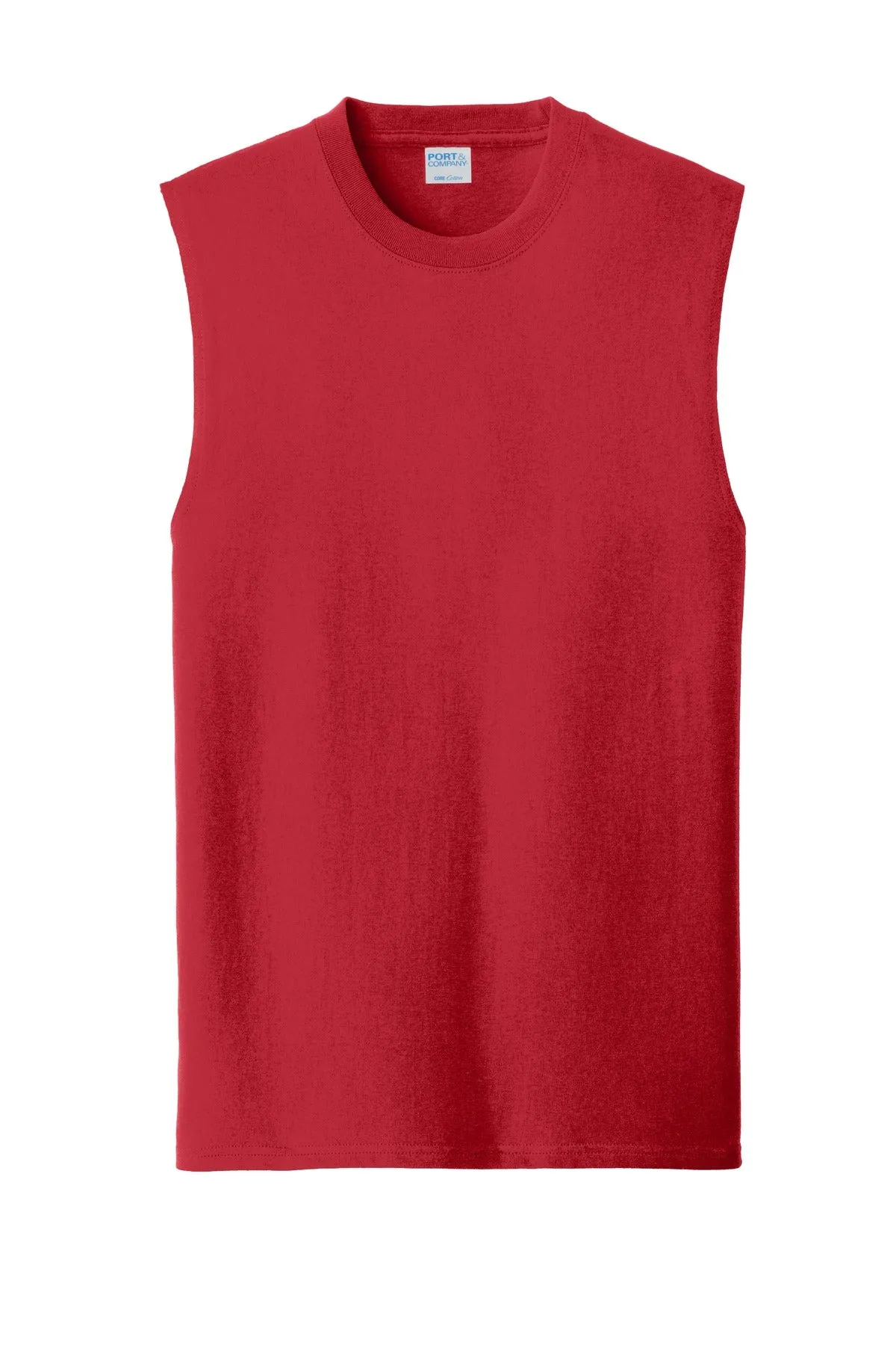 Port & Company Core Cotton Sleeveless Tee. PC54SL