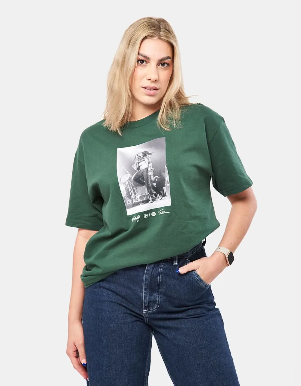 Primitive x Bob Marley Heartache T-Shirt - Forest Green