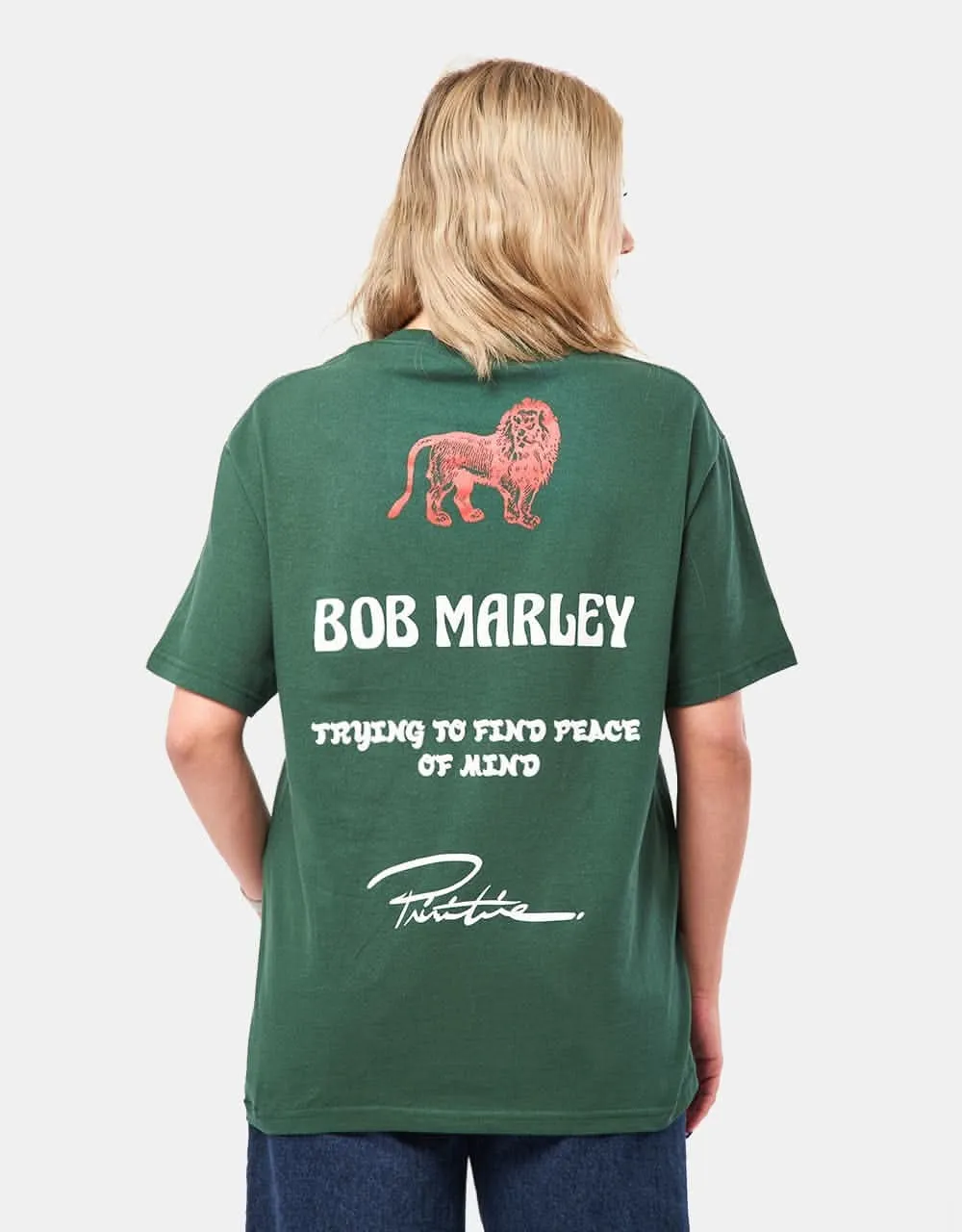 Primitive x Bob Marley Heartache T-Shirt - Forest Green