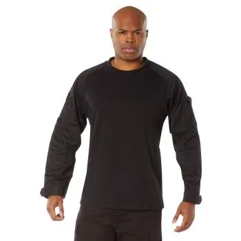 Rothco NYCO FR Fire Retardant Combat Shirt / Black