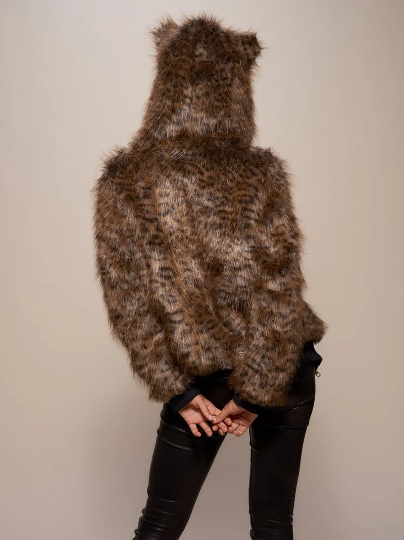Savannah Cat Classic Faux Fur Bomber Jacket | Women's